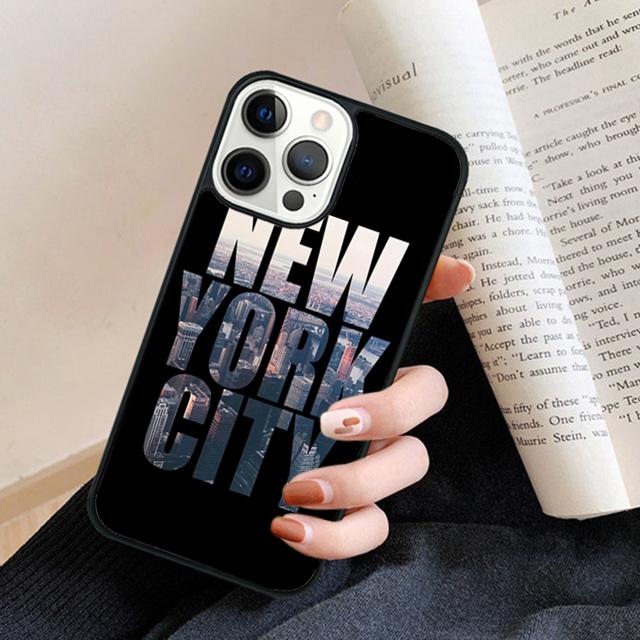 NEW YORK AMERICAN CITY Phone Case Back Cover for iPhone 17 Air 16 15 14 13 11 12 Pro Max Plus Fundas Coque