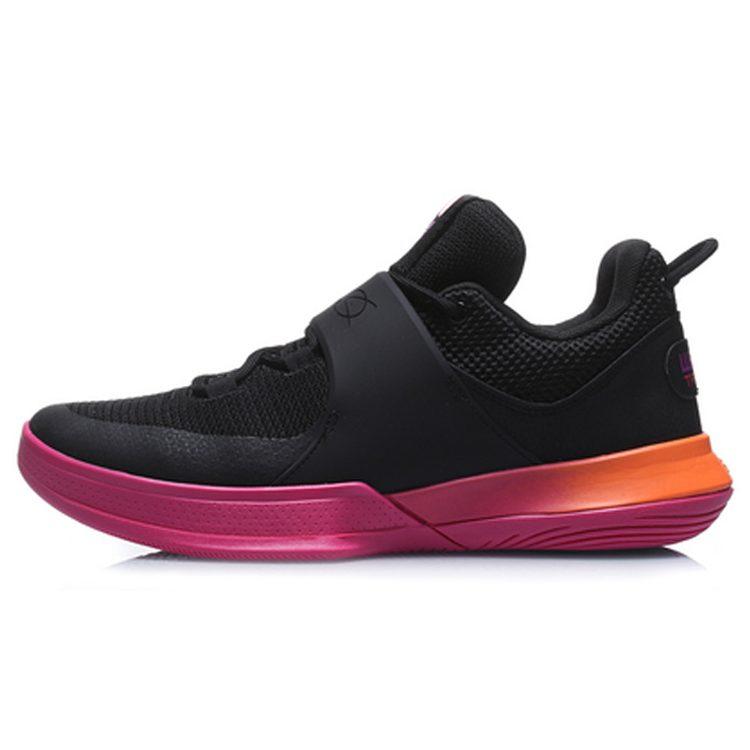 Li Ning Way Of Wade Training Cushioning Slip Resistant Lightweight Low top Performance Basketball Shoes Men's Black Red ABCP023-4