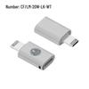 Type-C Female to Lightning Male Adapter for Charging & OTG
