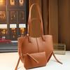 Fashion Hipster Going Out Large Capacity Portable Wing Bag Women'S Shoulder Solid Color Child And Mother Bag