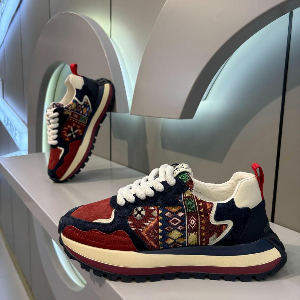 New Fashion Casual Sports Shoes, Spring Men's Shoes British Fashion Increase Men's Shoes, Super Soft New Chinese Running Shoes