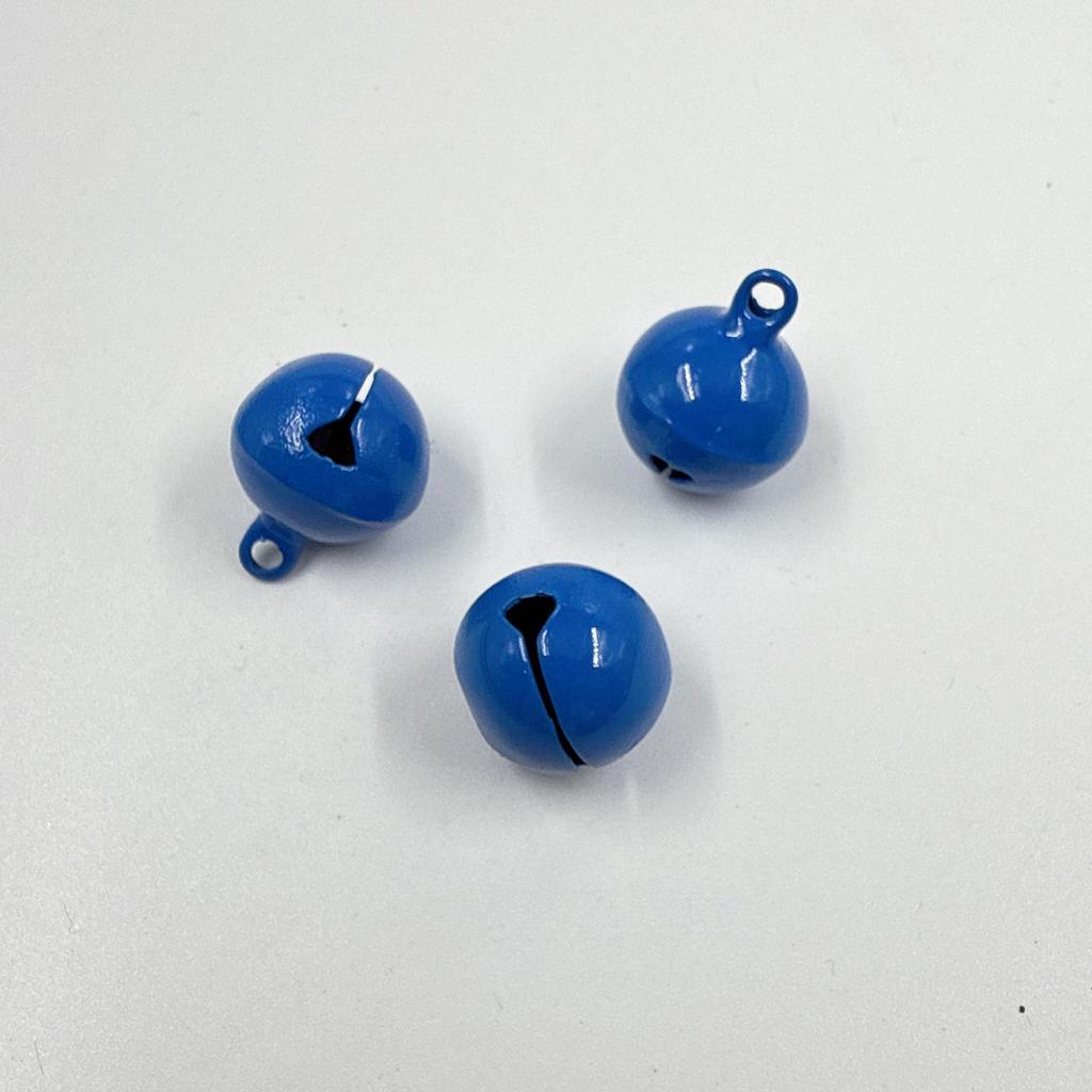 14mm Candy Color Painted Metal Bell Keychain Pendant - DIY Jewelry Accessory