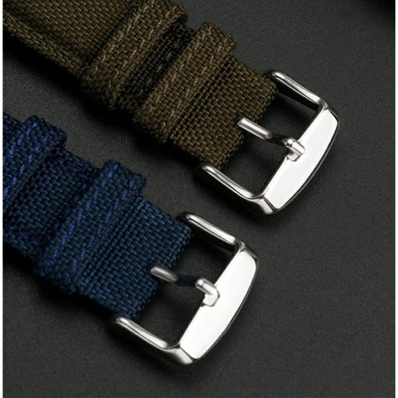 20mm Nylon Canvas with Steel Holes Watch Strap For TIMEX Expeditionary Series T49963 T49905 T2N794 Men Outdoor Sports WatchBand