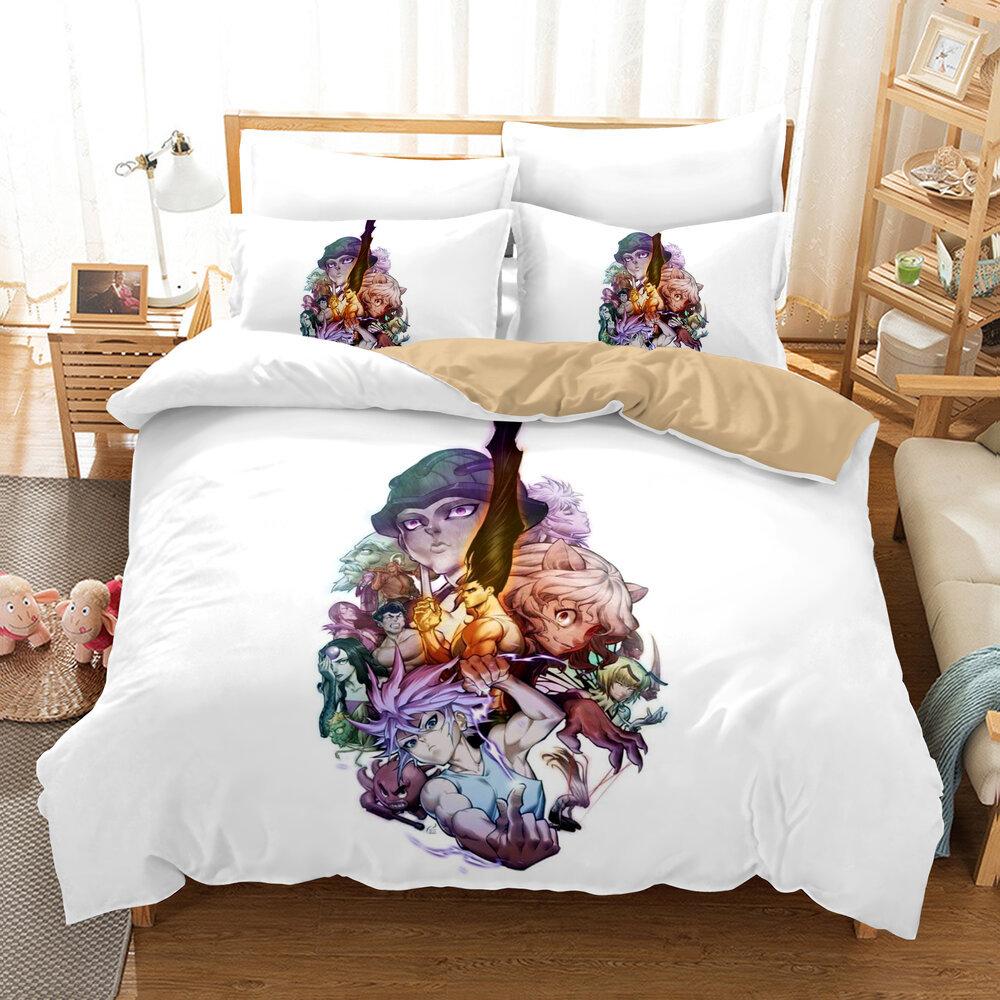 Game 3D Digital Printing Kit Quilt Cover Three-Piece Set