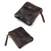 Three Whatna Tanned Natural Cowhide Leather Coin Case for Men and Mini Small Card Genuine Leather Earphone Storage Case SG131 Antique-Style Purse/Coin
