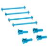 4pcs Metal Dog Bone Differential Joint Cups Set for WLtoys A959 A949 A969 A979 1 18 RC Car PartsBlue