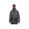 Air Jordan x Paris Saint-Germain Down AOP Parka Black Men Outerwear CK9736-010