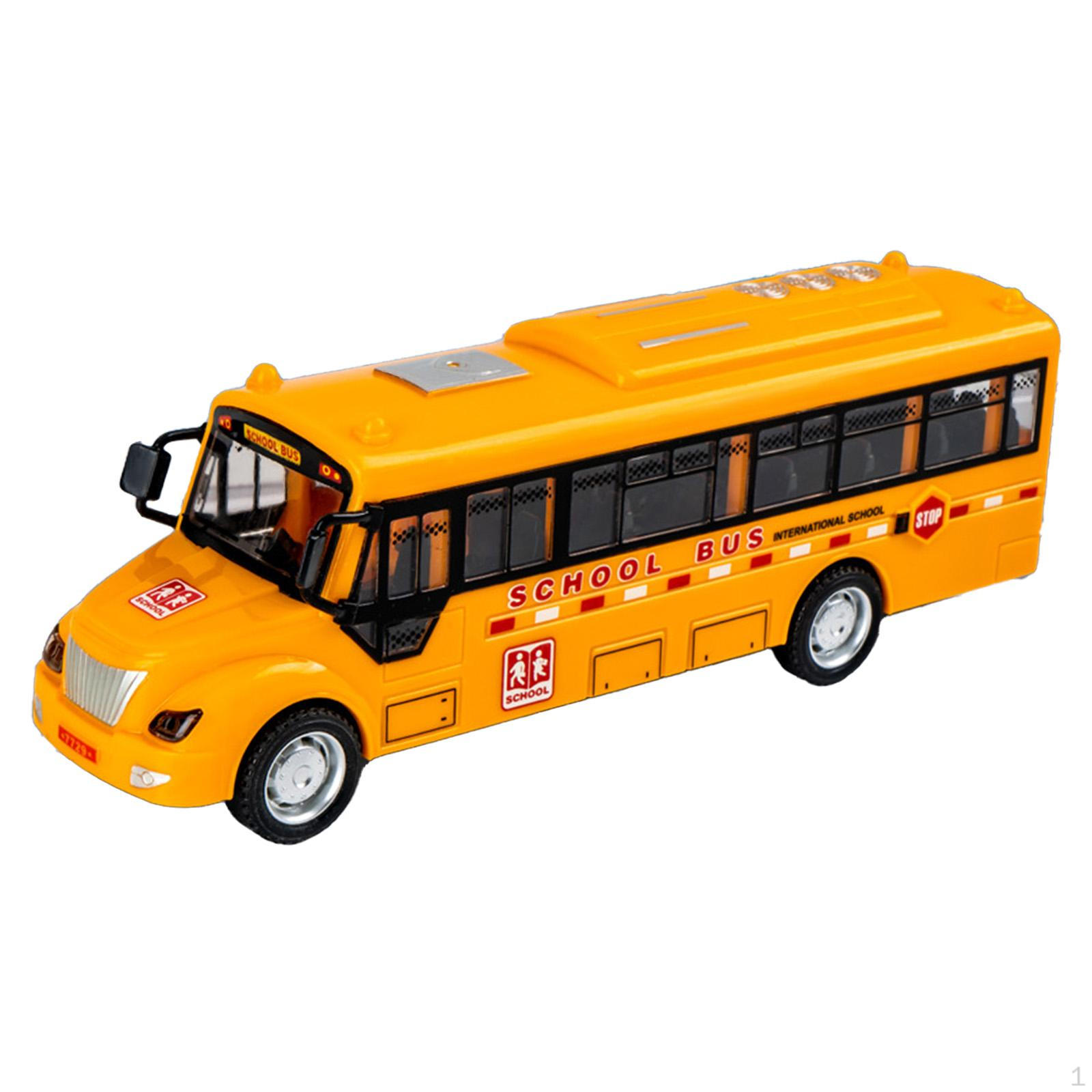 

Игрушечная модель автобуса Масштаб 1/12 Обучающий Развлекательный Транспорт для Детей от 3 лет Фестивали жёлтый