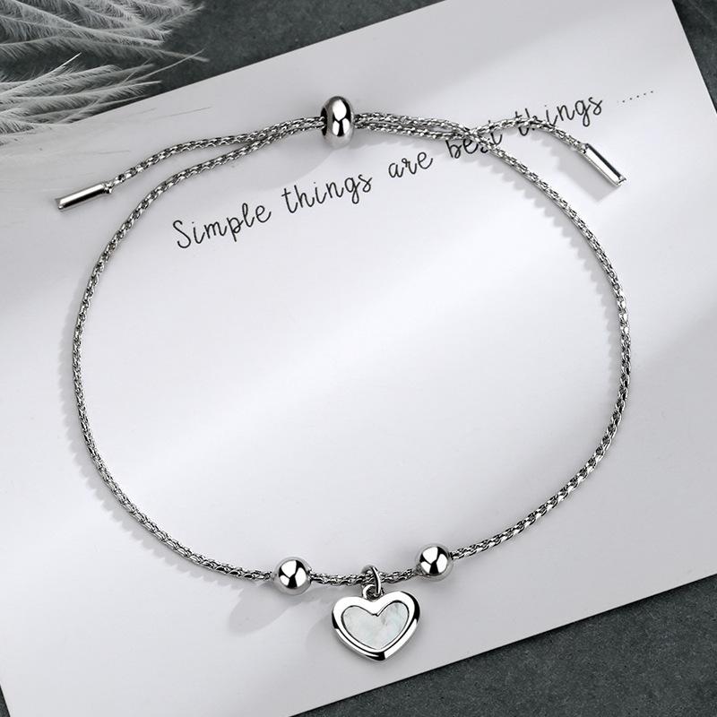 French Love Shell Bracelet for Women Ladies Trend Adjustable Chain Bracelerts Party Jewelry Accessories
