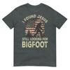 I Found Jesus Still Looking Bigfoot Funny Summer Christian TShirt