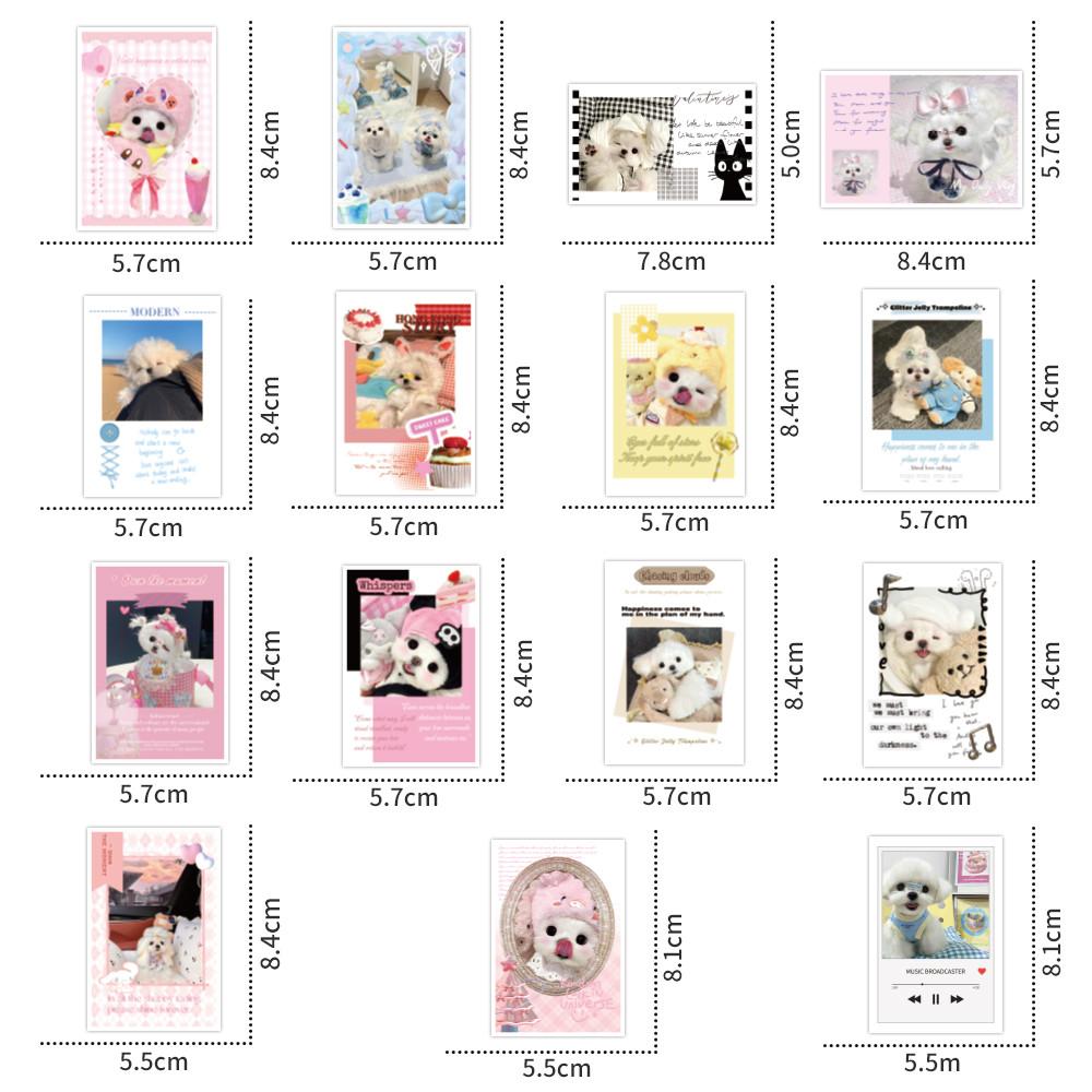 

30-Piece Dog Stickers - Cute Decorative Decals for Phone Cases, Notebooks & Backpacks