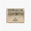 Vivienne Westwood Metallic Crinkle Wallet 51150030w L00a7 R401