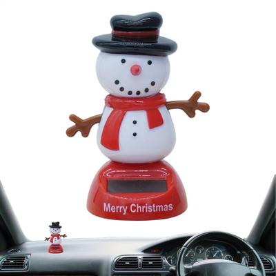 Para Brinquedos Solares Dançantes de Natal em Geral Carro de Desenho Animado Balançando Enfeites Solares Brinquedos Envolventes de Carro Dançante Enfeites Painel do Carro