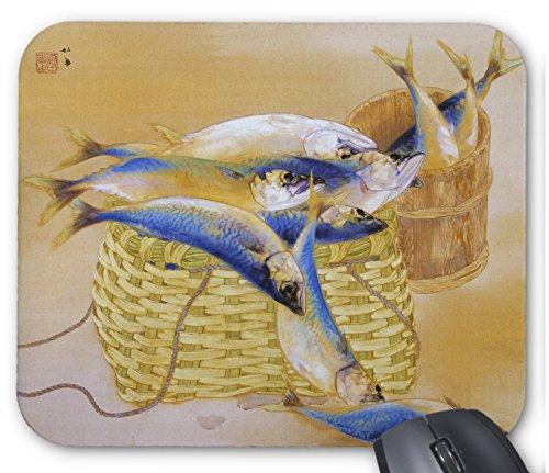 Takeuchi Seihō's "Mackerel" Mouse Pad: Photo Pad (Japanese Masterpiece Series) (A)