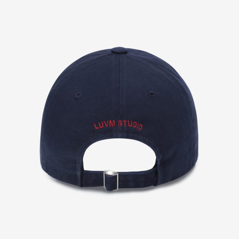 LUVM LOGO VINTAGE BALL CAP_NAVY