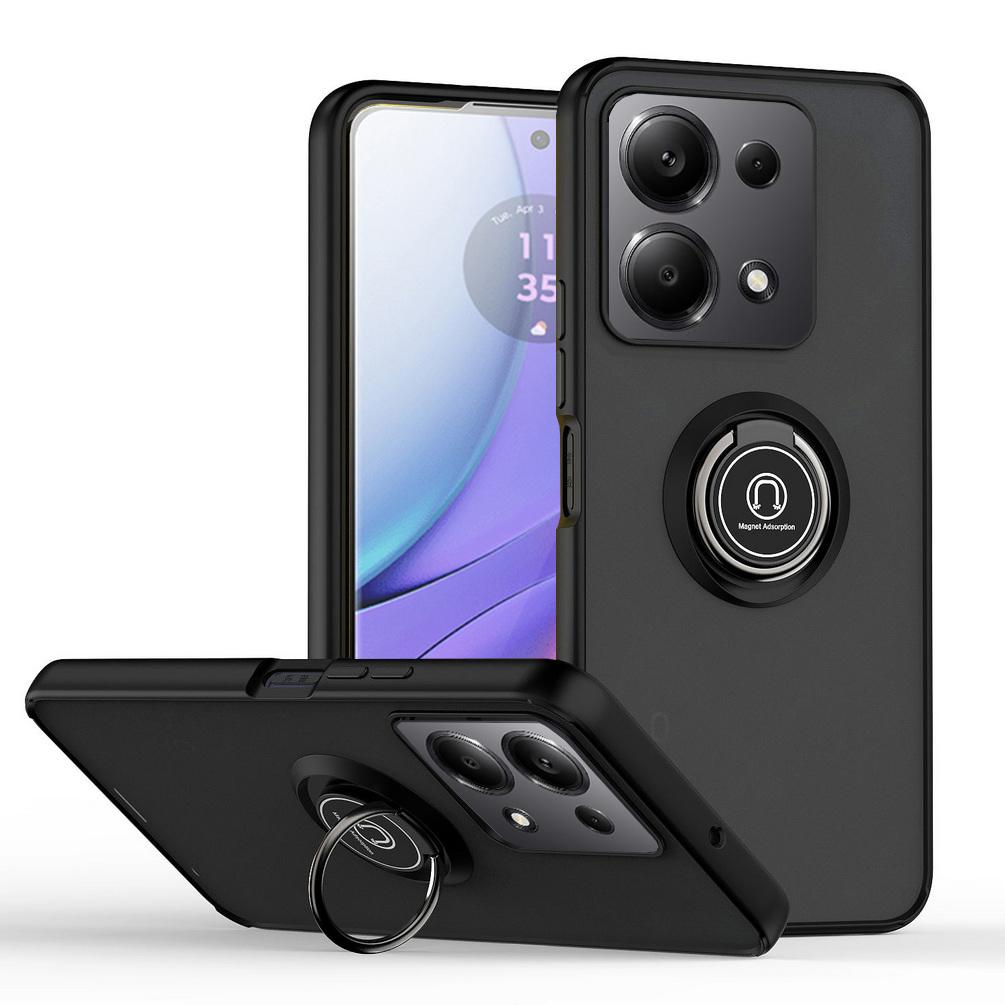 Custodia con supporto rotante per POCO M6 Pro F5 Pro POCO C65 X5 Pro M5 F4 X4 GT X4 Pro M4 Pro F3 X3 GT M3 X3 NFC Cover Supporto ad Anello per Auto