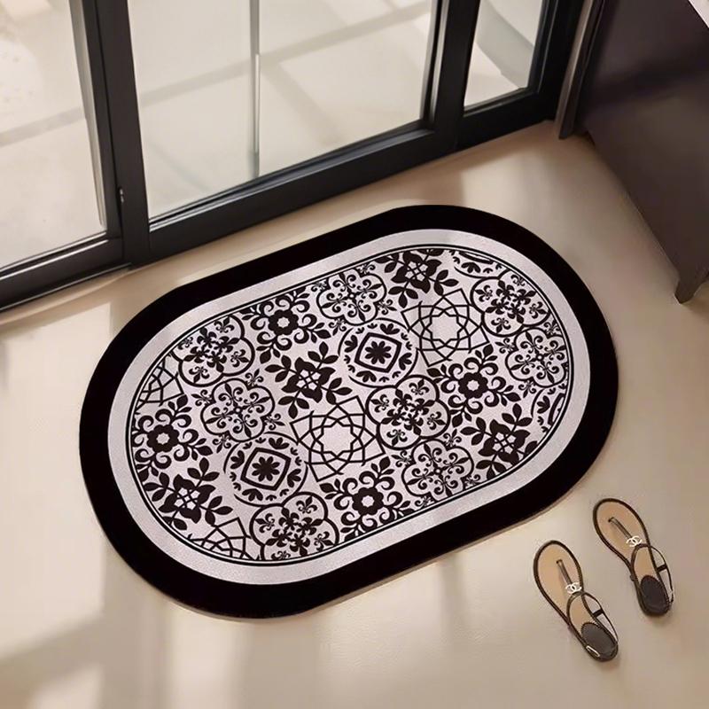 American diatom mud floor mat bathroom mat absorbent foot mat toilet toilet quick drying non-slip door mat carpet dirt-resistant