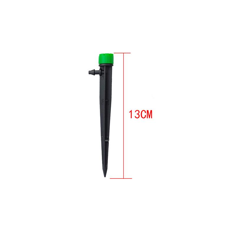 Ground-Mounted 13x18cm Adjustable 360° Eight-Hole Irrigation Sprinkler Head for Gardens