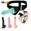 Strap-On Adjustable Dildo Realistic Penis Sex Toys for Lesbian Couples Woman Adults Erotic Toys Sex Shop