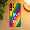 Gay Lesbian LGBT Rainbow Flag Phone Case For Samsung S25,S24,S21,S22,S23,S30,Ultra,S20,Plus,Fe,Lite Black Shell