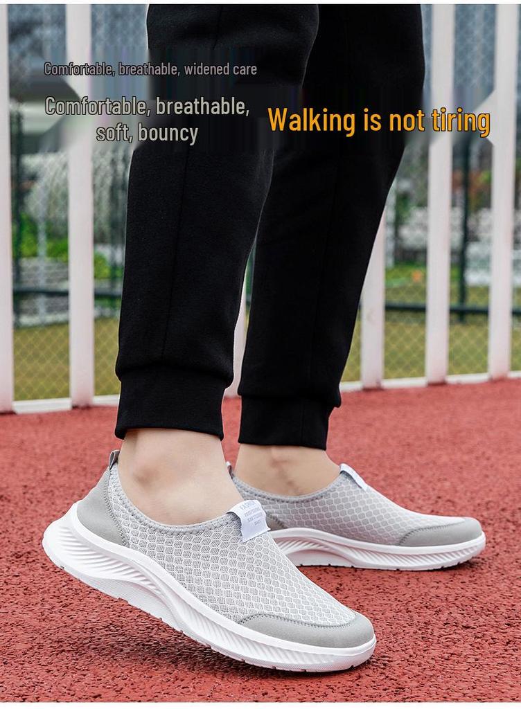 Men's and Women's Summer Breathable Rehab Shoes for Swollen Feet, Bunions, and Elderly Comfort.