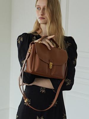 Other And Muse Medium Satchel Bag_Stitch Brown