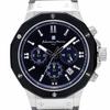 Salvatore Marra Men's Chronograph Watch, 10 ATM Water Resistant, Leather Strap, Business Style, 20th Anniversary Limited Edition, Blue/Navy, SM18117-S