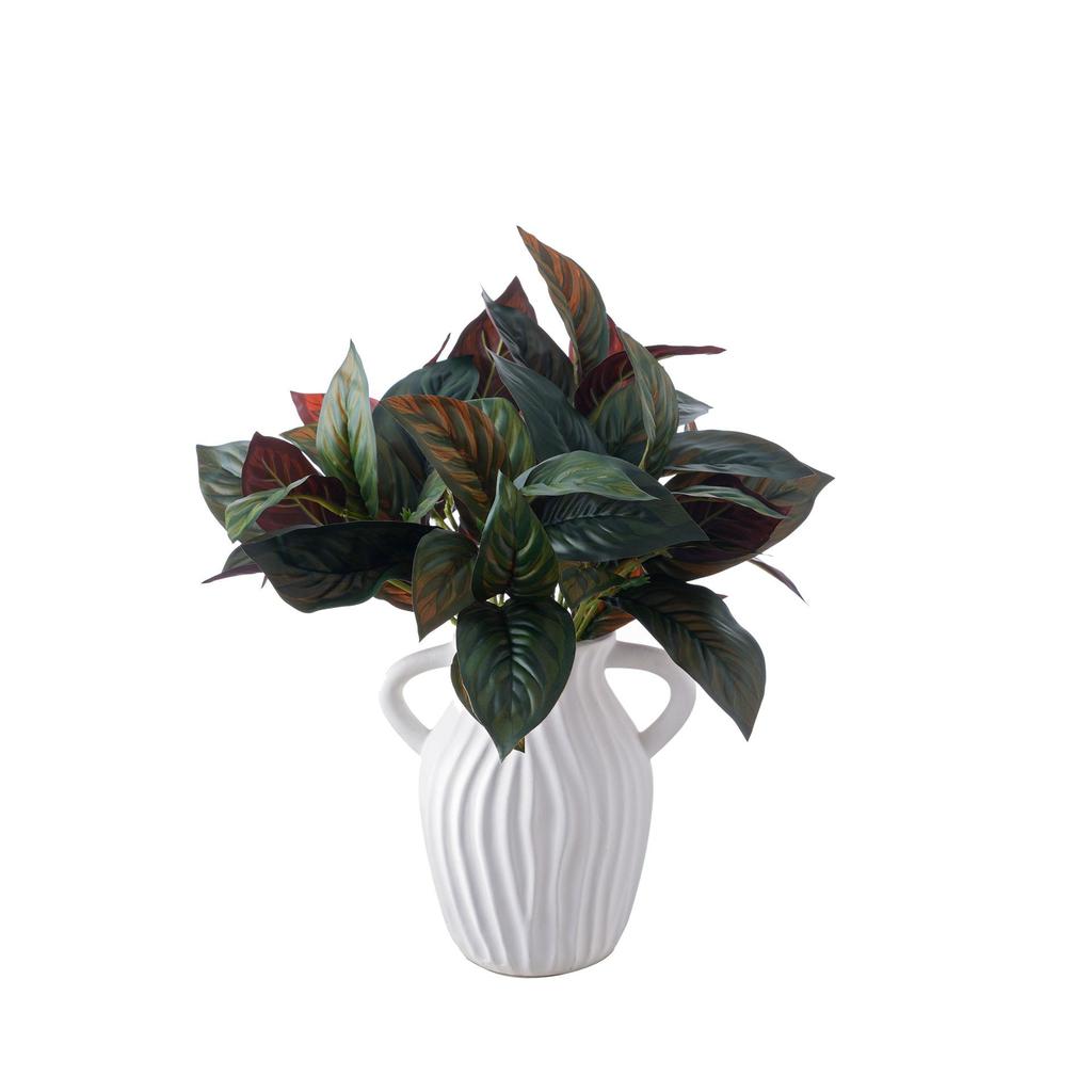Purple-Backed Calathea Artificial Flower for Home & Wedding Décor