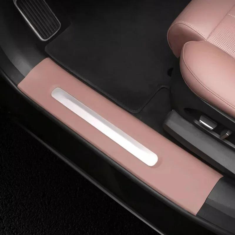 Car Threshold Decorative Sticker Welcome Pedal Protection Strip Car Modification Decorative Accessories For NIO ES8 2023-2024