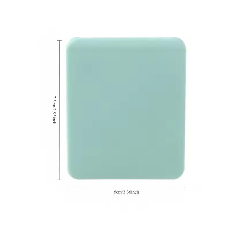 Mirror Foldable Makeup Mirror Portable Double-Sided Mirror Student Dormitory Desktop Small Gift Mini Pocket Mirror Home Decor