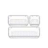 Clear Compartment Drawer Organizer: Long Divided Plastic Storage Box for Cutlery & Under-Desk Use
