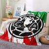 1PC Club America Patterned Flannel Blanket Suitable For All Seasons for Home Decor Warmth and Comfort Gifts Holiday Present