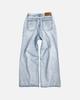 999Hyumeoniti Av Belted Pleated Denim Pants (Icy)