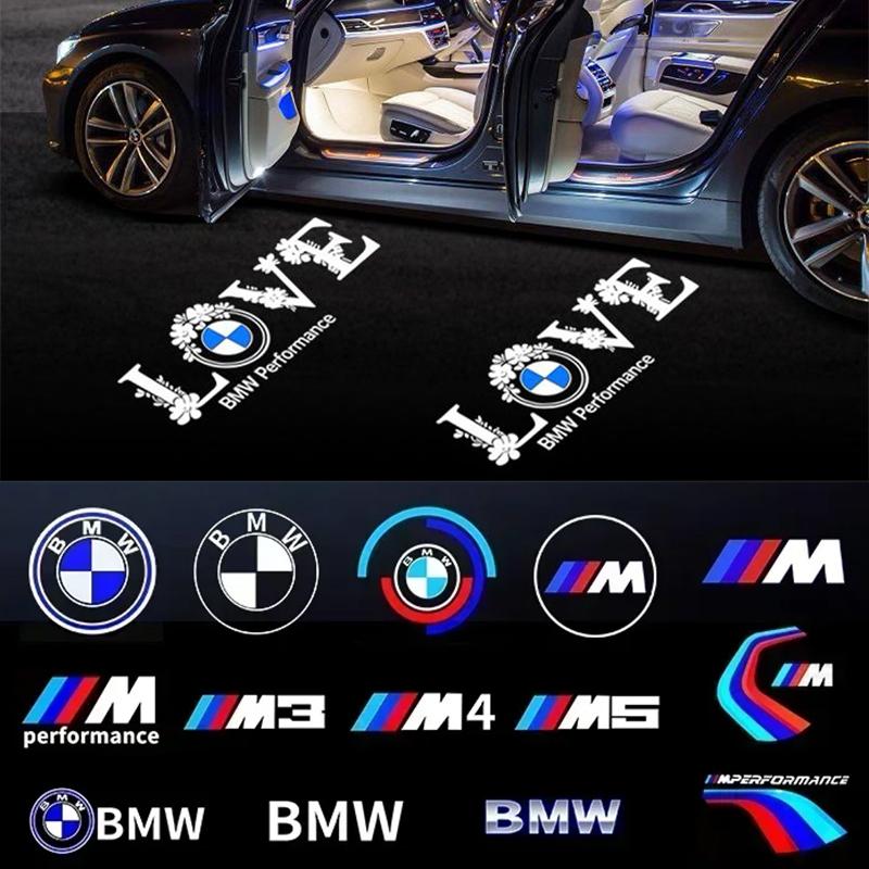 For BMW M X1 X3 For BMW E90 E60 E46 E93 F20 F21 F30 F31 F32 F33 F34 F15 Hub Cover 2/4Pcs Car Door Welcome LED Projector Laser Logo Door Light Fzk22