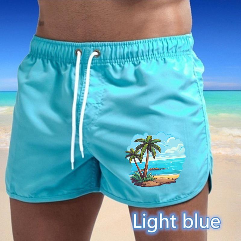 BBK-83 Summer New Men's Quick-Drying Swim Trunks Sports Pants Swimwear Beach Shorts Jogging Shorts Sports Creative Basketball Print