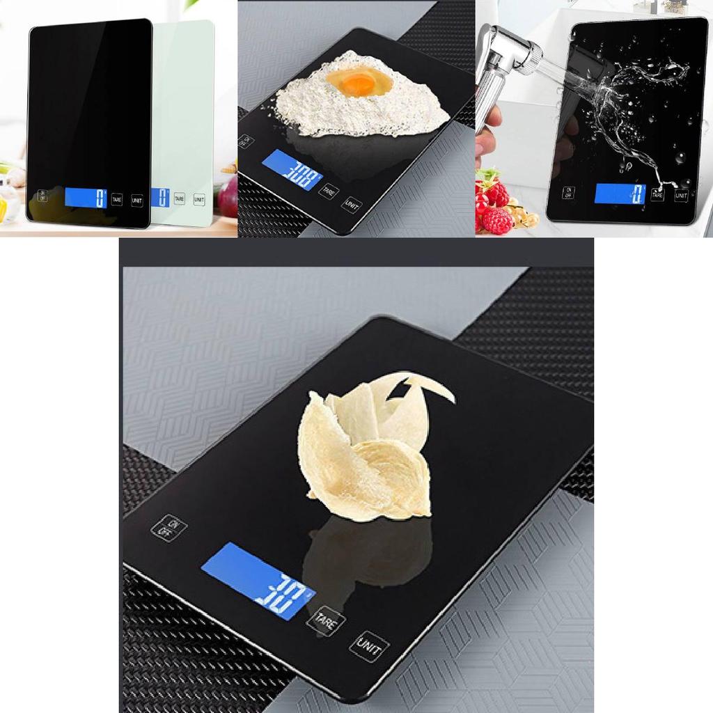 Modern Usb Glass Food Scale With High Accuracy Measurement For Home Baking And Cooking Needs