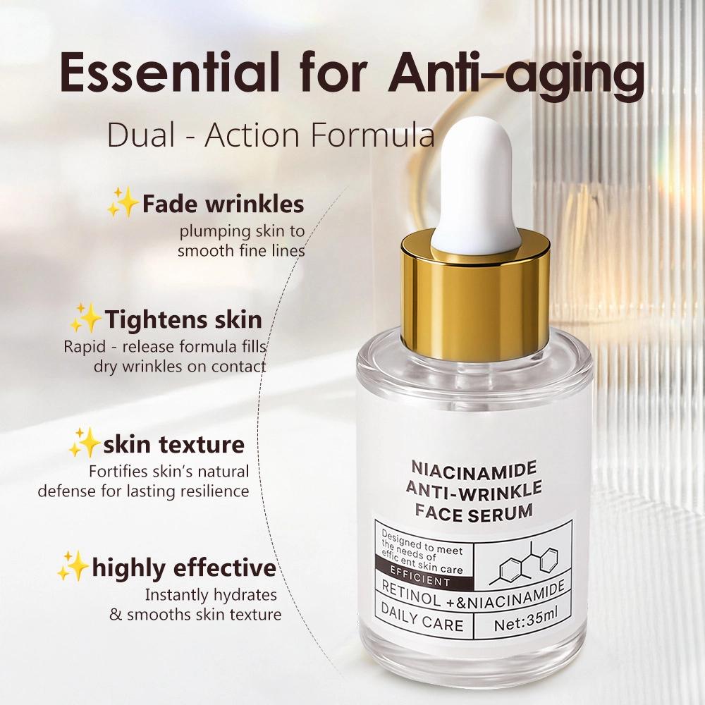 Niacinamide Anti-Wrinkle Facial Essence Fades Flare To Improve Dull and Brighten Skin Tone