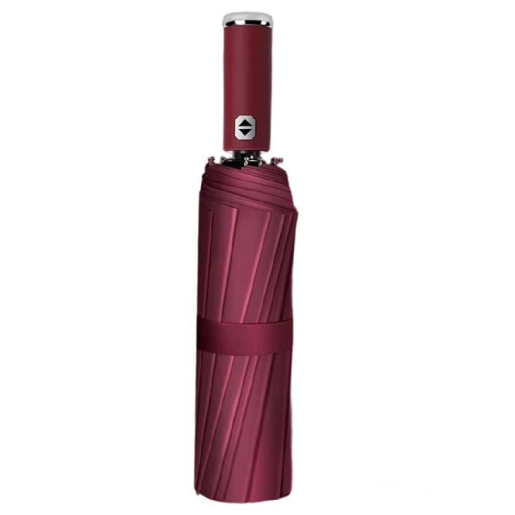 

Automatic Umbrella With Sun Protections Lightweight Foldable Design For Outdoor And Daily Use бордовый