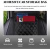 2 PCS Car Side Pocket Organizer, Leather Adhesive Auto Side Seat Back Storage Pocket, Waterproof Phone Document Sunglasses Holder Vehicle Gap Filler