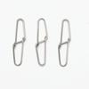 Rhombus Stainless Steel Double Snap Pin Connector for Fishing Lures