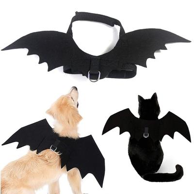 Funny Party Dress Cosplay Prop Dog Cat Pet Costume Halloween Bat Wings