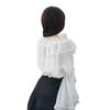 Chiffon Lace Top Short Long-sleeved Lolita Shirt Lolita Daily Dress with Soft Girl Bottom Tube Top