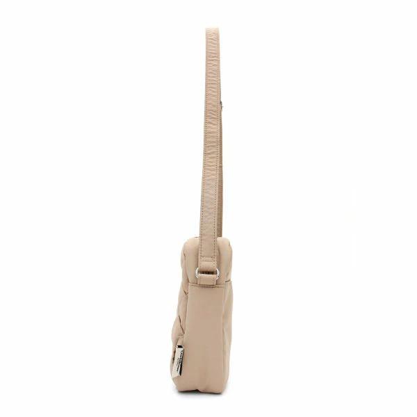 Snoopy Mini Shoulder Puffer Beige Pochette