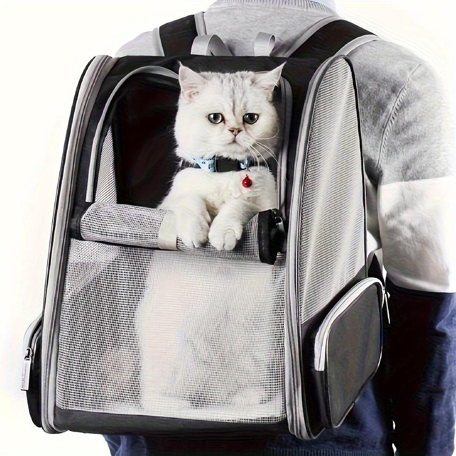 Cat Bag Outing Bag Portable breathable shoulder cat backpack Foldable cat outdoor travel pet bag