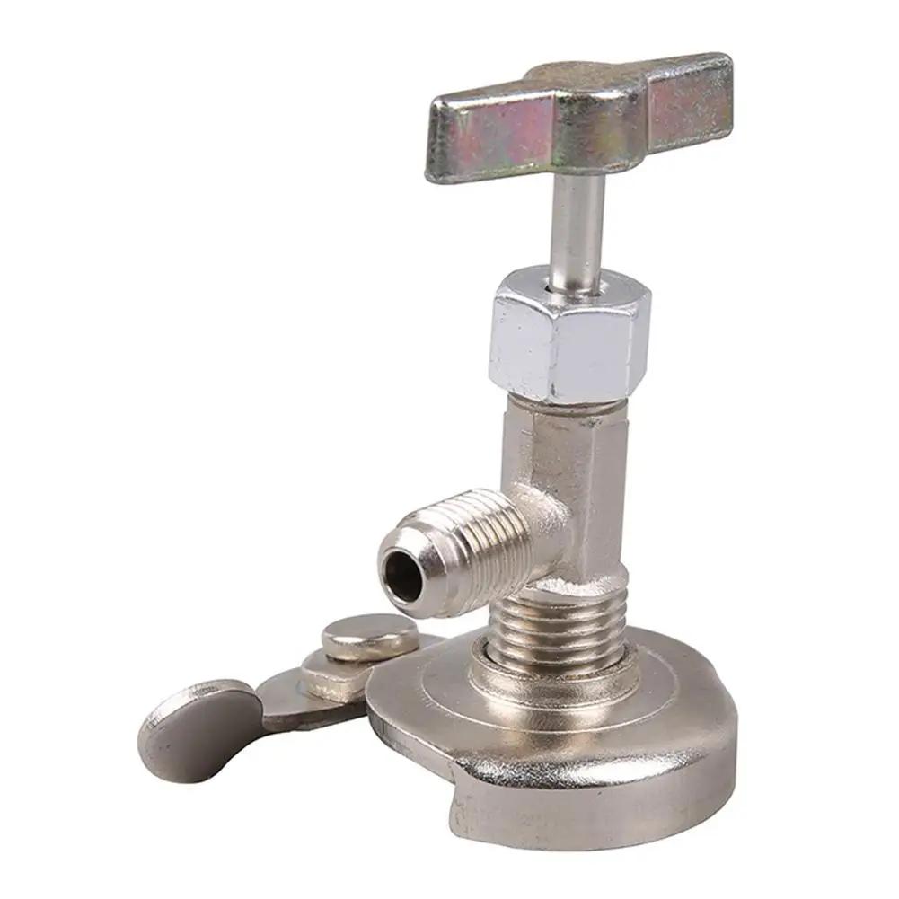 Universal Can Tap For Air Conditioning Refrigerant Aluminum Alloy Refrigerant Bottle Opener For R12 R134a R22 R410 Refriger M4W8