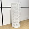 Wall-Mounted Storage Basket Multifunctional Grocery Storage Organiser Space Saving Large Capacity White Plastic Bag Dispenser