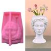 3D Lady Head Gipsowa Silikonowa Forma Diy Sukulenty Betonowa Doniczka Wazon Gips Cementowa Forma Świecznik Forma