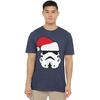 Star Wars Unisex Adult Stormtrooper Santa Hat Christmas T-Shirt