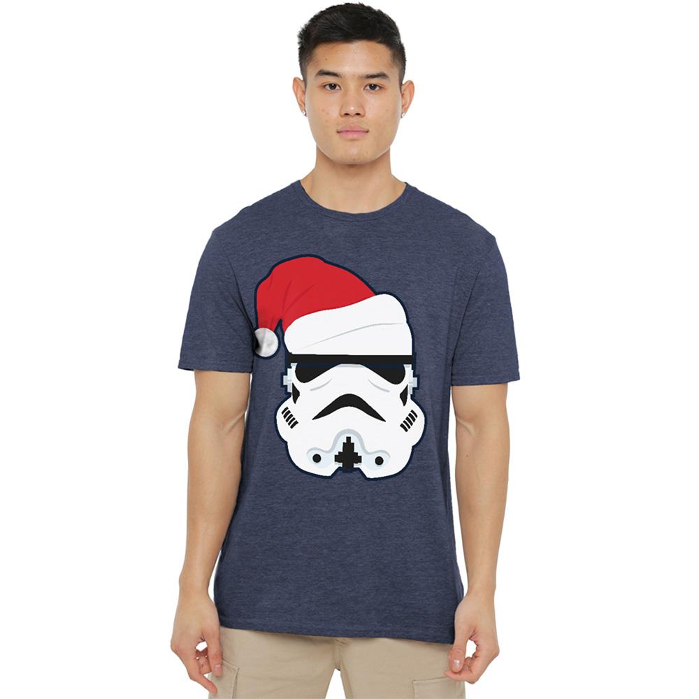 Star Wars Unisex Adult Stormtrooper Santa Hat Christmas T-Shirt