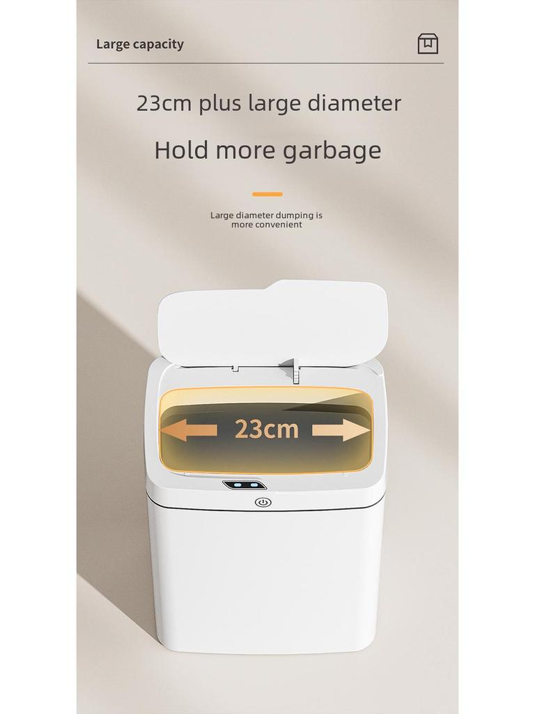 18L Smart Induction Trash Bin for Bedroom